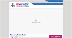 Desktop Screenshot of krishnawindows.com